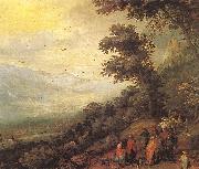 BRUEGHEL, Jan the Elder Gathering of Gypsies in the Wood fddf oil painting artist